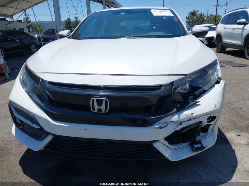 2021 Honda Civic VIN SHHFK7G49MU204081 IAAI salvage auction — FRONT END, Salvage Title, sold $3,550 on 2026-07-28 (photo 6)