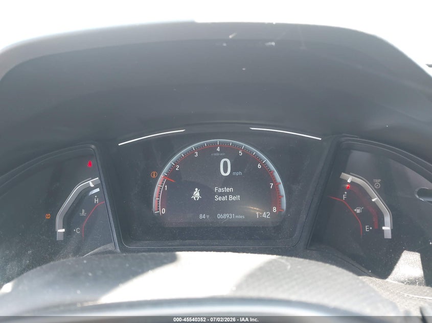 2021 Honda Civic VIN SHHFK7G49MU204081 IAAI salvage auction — FRONT END, Salvage Title, sold $3,550 on 2026-07-28 (photo 7)