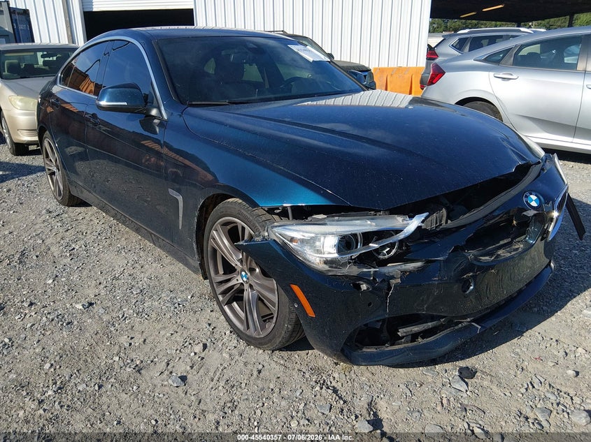 2017 BMW 4er VIN WBA4F7C35HG788126 IAAI salvage auction — FRONT END, Salvage (Idaho), sold $2,550 on 2026-08-03 (photo 1)