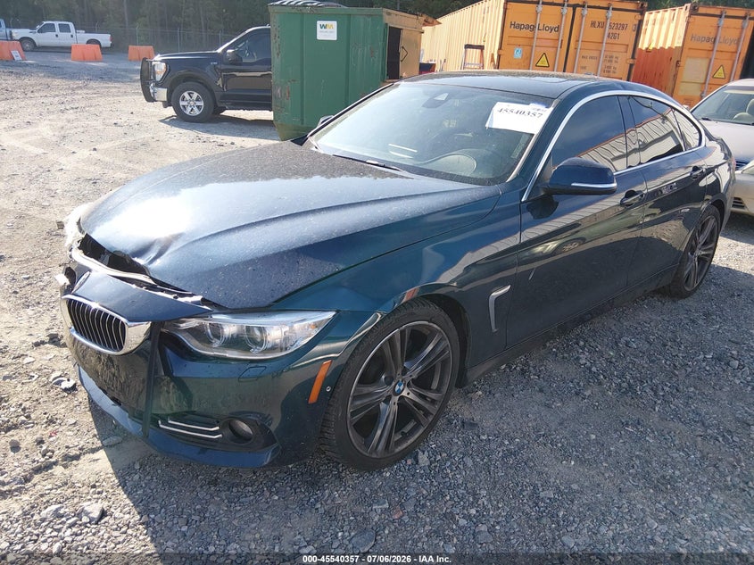 2017 BMW 4er VIN WBA4F7C35HG788126 IAAI salvage auction — FRONT END, Salvage (Idaho), sold $2,550 on 2026-08-03 (photo 2)