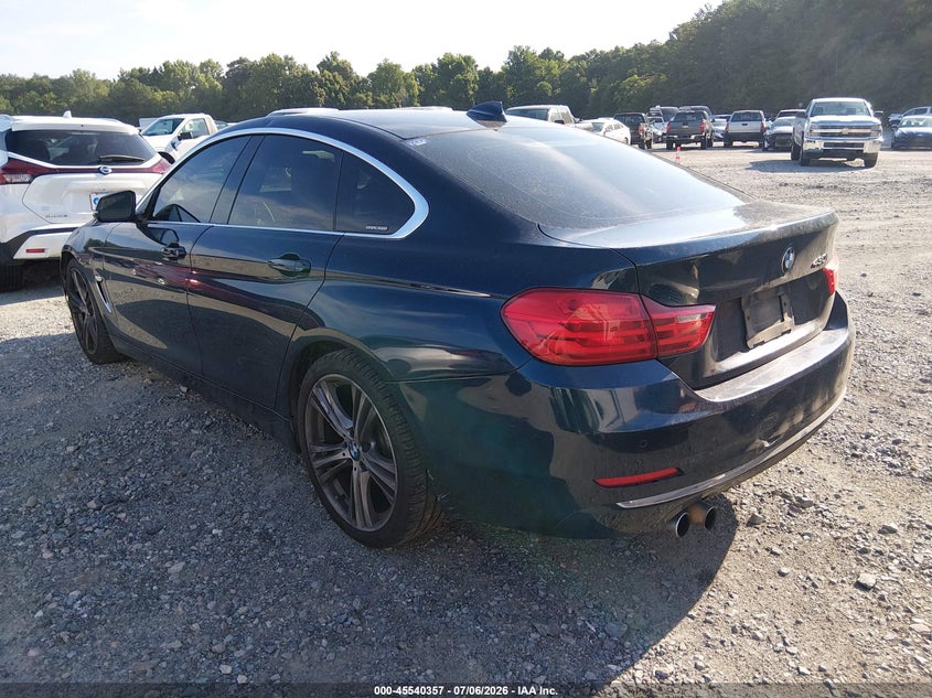 2017 BMW 4er VIN WBA4F7C35HG788126 IAAI salvage auction — FRONT END, Salvage (Idaho), sold $2,550 on 2026-08-03 (photo 3)