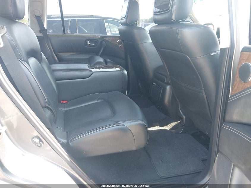 2017 Infiniti Qx80 VIN JN8AZ2NF5H9644186 IAAI salvage auction — FRONT END, Rebuildable (Florida), sold $1,900 on 2026-07-29 (photo 8)