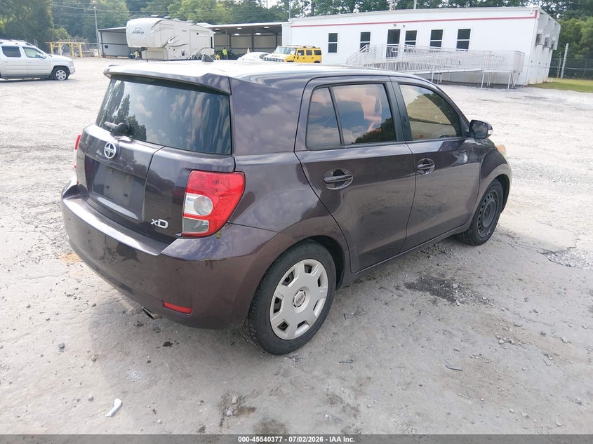 2013 Scion Xd VIN JTKKUPB41D1029232 IAAI salvage auction — NORMAL WEAR, Clear (Georgia), sold $850 on 2026-07-17 (photo 4)
