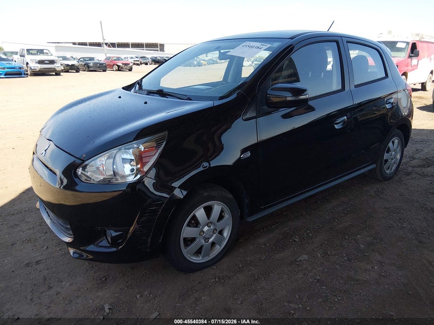 2015 Mitsubishi Mirage VIN ML32A4HJ5FH058189 IAAI salvage auction — NORMAL WEAR, Clear-Dealer Only (Arizona), sold $25 on 2026-07-28 (photo 2)