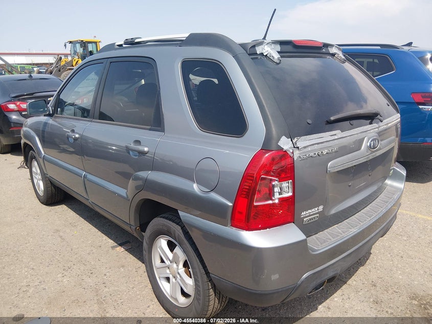 2009 Kia Sportage VIN KNDJE723397574943 IAAI salvage auction — UNKNOWN, Clear (Colorado), sold $625 on 2026-07-10 (photo 3)
