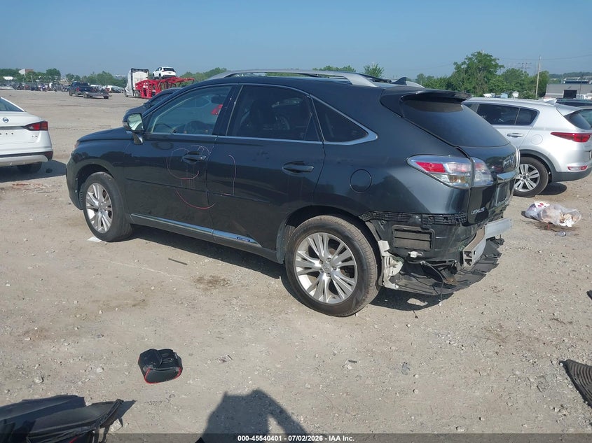 2010 Lexus Rx VIN JTJBC1BA9A2023906 IAAI salvage auction — REAR END, Salvage (Pennsylvania), sold $2,550 on 2026-07-31 (photo 3)