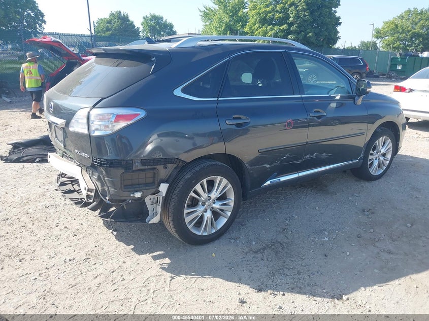 2010 Lexus Rx VIN JTJBC1BA9A2023906 IAAI salvage auction — REAR END, Salvage (Pennsylvania), sold $2,550 on 2026-07-31 (photo 4)
