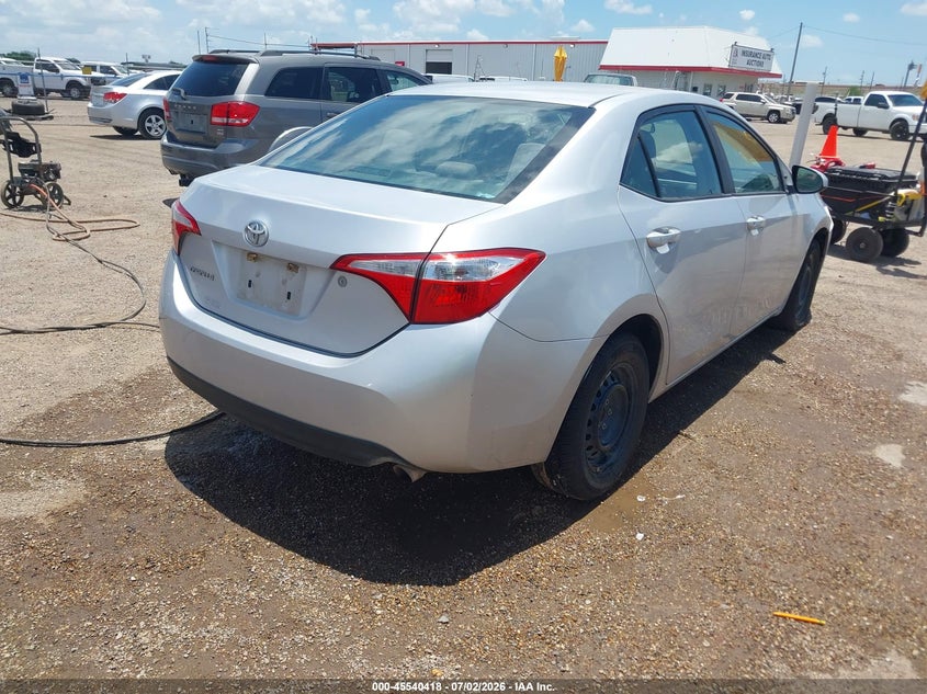 2016 Toyota Corolla VIN 5YFBURHE6GP478957 IAAI salvage auction — NORMAL WEAR, Salvage Title, sold $1,300 on 2026-07-28 (photo 4)