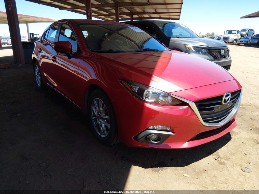 2015 Mazda 3 VIN JM1BM1M72F1241569 IAAI salvage auction — REAR END, Salvage Title, sold $1,650 on 2026-07-28 (photo 1)