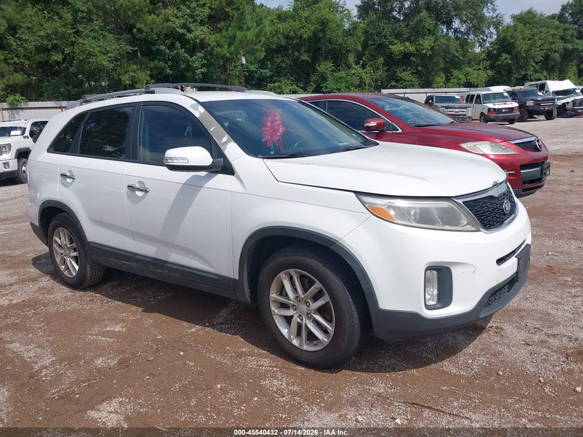 2014 Kia Sorento VIN 5XYKT4A64EG456496 IAAI salvage auction — FRONT END, Nrc Lienholder Repossession Paperwork (Texas), sold $275 on 2026-07-30 (photo 1)