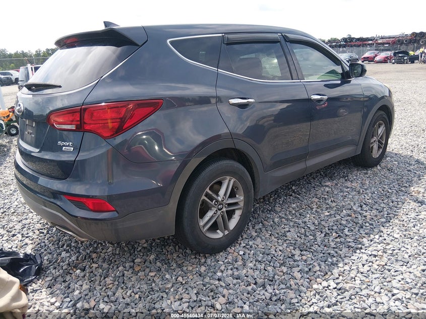2017 Hyundai Santa fe VIN 5XYZTDLB0HG431818 IAAI salvage auction — NORMAL WEAR, Nrc Lienholder Repossession Paperwork (Georgia), sold $25 on 2026-07-24 (photo 4)