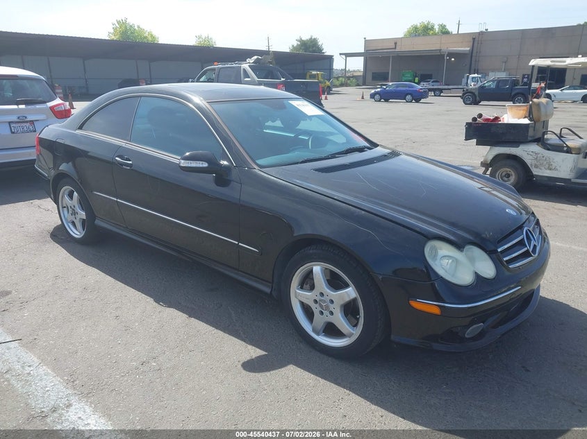 2003 Mercedes-benz Clk-klasse VIN WDBTJ75J43F018571 IAAI salvage auction — VANDALISM, Salvage (California), sold $425 on 2026-07-22 (photo 1)