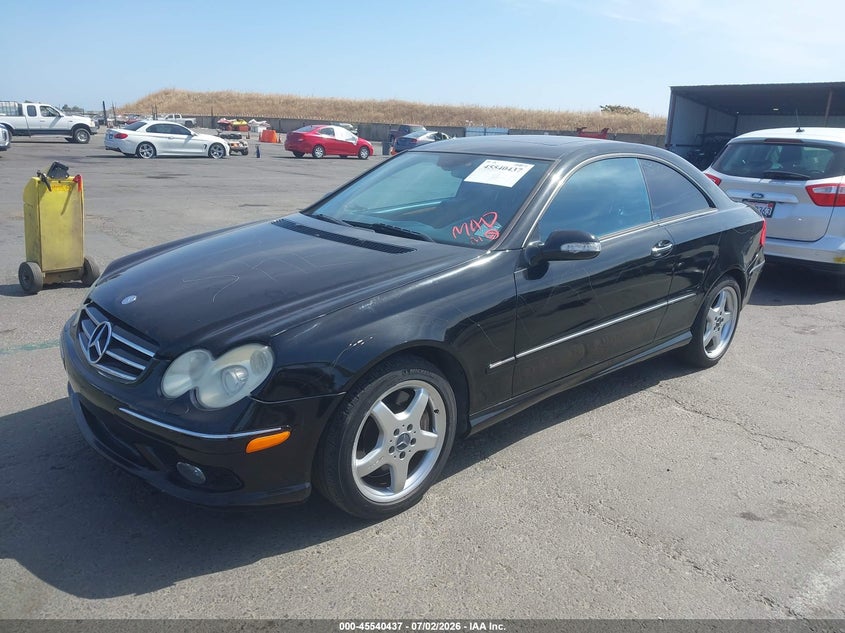 2003 Mercedes-benz Clk-klasse VIN WDBTJ75J43F018571 IAAI salvage auction — VANDALISM, Salvage (California), sold $425 on 2026-07-22 (photo 2)