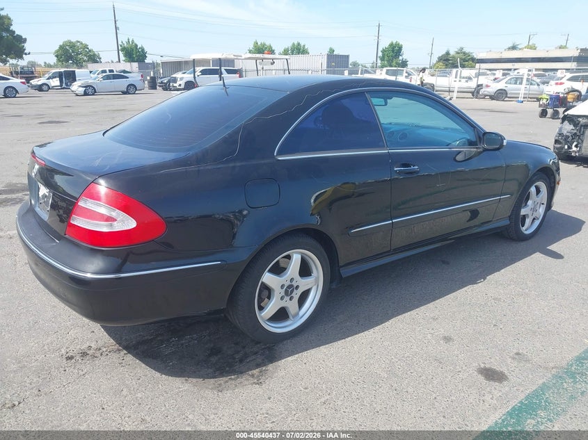 2003 Mercedes-benz Clk-klasse VIN WDBTJ75J43F018571 IAAI salvage auction — VANDALISM, Salvage (California), sold $425 on 2026-07-22 (photo 4)