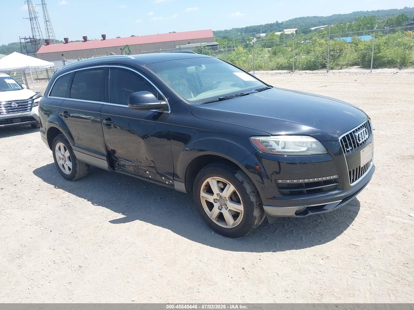 2014 Audi Q7 VIN WA1CGAFE5ED020319 IAAI salvage auction — NORMAL WEAR, Original (Ohio), sold $450 on 2026-07-07 (photo 1)