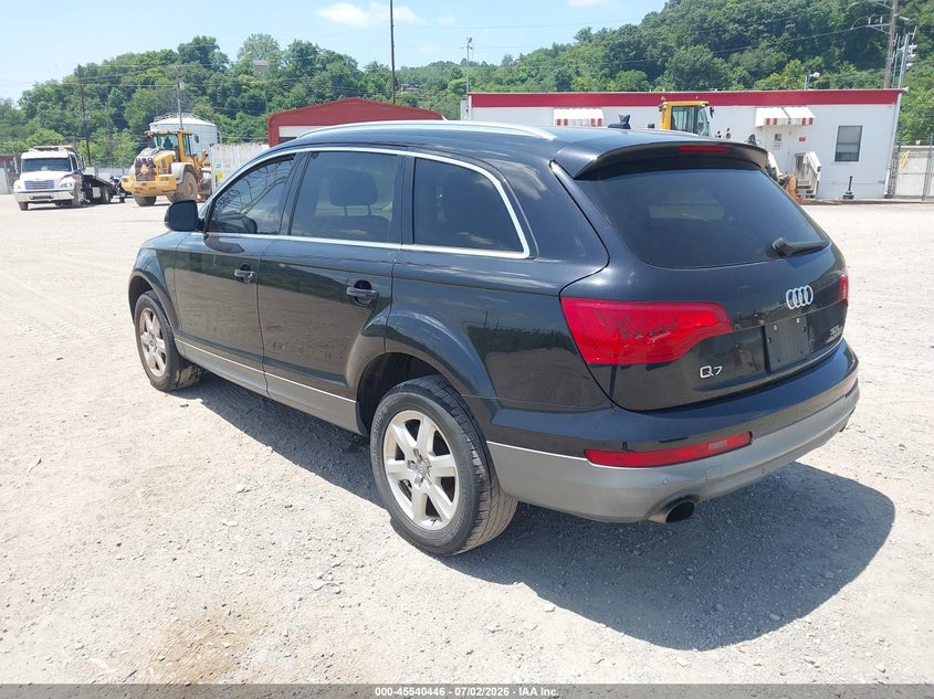 2014 Audi Q7 VIN WA1CGAFE5ED020319 IAAI salvage auction — NORMAL WEAR, Original (Ohio), sold $450 on 2026-07-07 (photo 3)