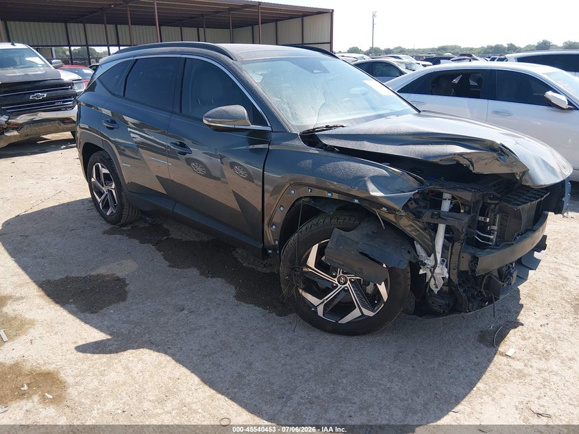 2022 Hyundai Tucson VIN 5NMJE3AEXNH152778 IAAI salvage auction — FRONT END, Wait Title, sold $5,500 on 2026-08-25 (photo 1)
