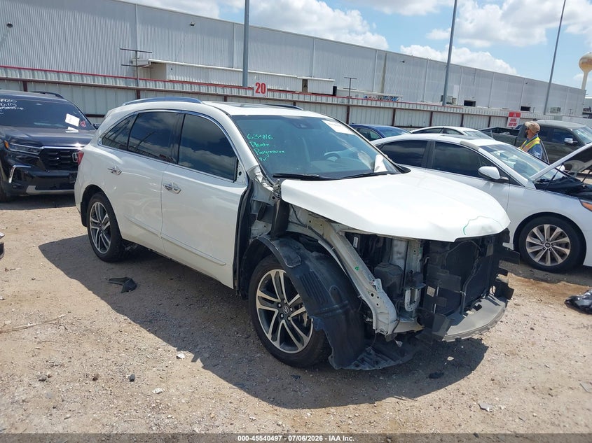 2017 Acura Mdx VIN 5FRYD4H87HB008598 — IAAI salvage auction photo