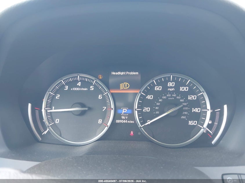 2017 Acura Mdx VIN 5FRYD4H87HB008598 IAAI salvage auction — FRONT END, Original (Texas), sold $8,250 on 2026-09-03 (photo 7)