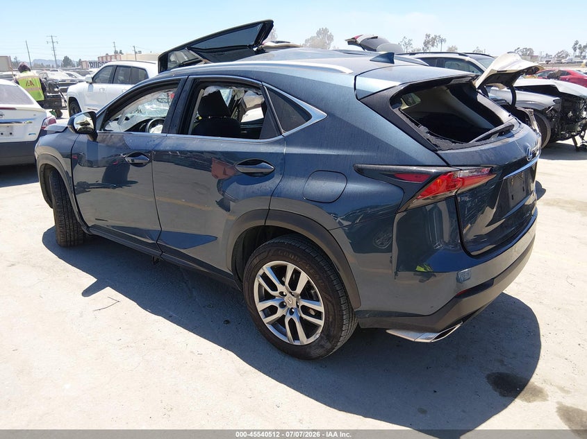 2015 Lexus Nx VIN JTJYARBZ9F2001299 IAAI salvage auction — RIGHT SIDE, Salvage Title, sold $650 on 2026-07-29 (photo 3)