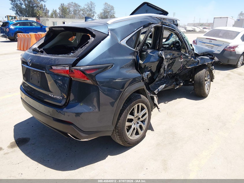 2015 Lexus Nx VIN JTJYARBZ9F2001299 IAAI salvage auction — RIGHT SIDE, Salvage Title, sold $650 on 2026-07-29 (photo 4)