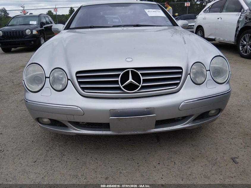 2002 Mercedes-benz Cl-class VIN WDBPJ75J62A029388 IAAI salvage auction — NORMAL WEAR, Clear (Washington), sold $500 on 2026-07-17 (photo 6)