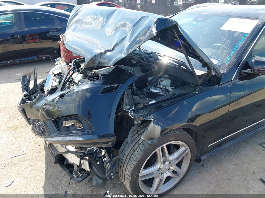 2011 Mercedes-benz E-class VIN WDDHF5GB8BA493757 IAAI salvage auction — FRONT END, Salvage (Texas), sold $1,700 on 2026-08-18 (photo 6)