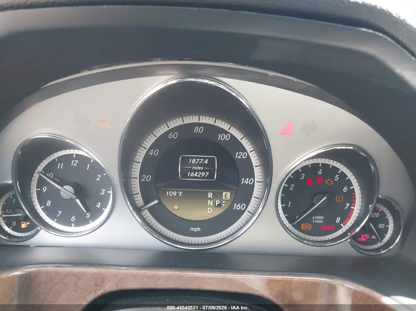 2011 Mercedes-benz E-class VIN WDDHF5GB8BA493757 IAAI salvage auction — FRONT END, Salvage (Texas), sold $1,700 on 2026-08-18 (photo 7)