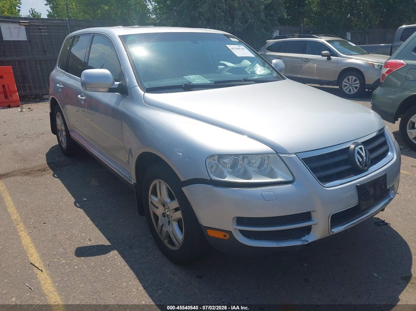 2004 Volkswagen Touareg VIN WVGEM77L54D047876 IAAI salvage auction — RIGHT FRONT, Clear (Colorado), sold $225 on 2026-07-10 (photo 1)