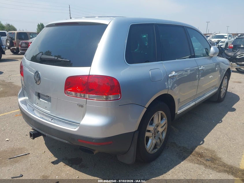 2004 Volkswagen Touareg VIN WVGEM77L54D047876 IAAI salvage auction — RIGHT FRONT, Clear (Colorado), sold $225 on 2026-07-10 (photo 4)