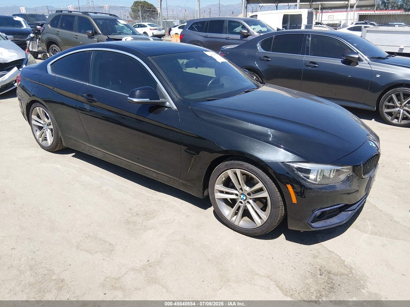 2019 BMW 4er VIN WBA4W3C52KAF91714 IAAI salvage auction — REAR END, Salvage (California), sold $7,100 on 2026-07-11 (photo 1)