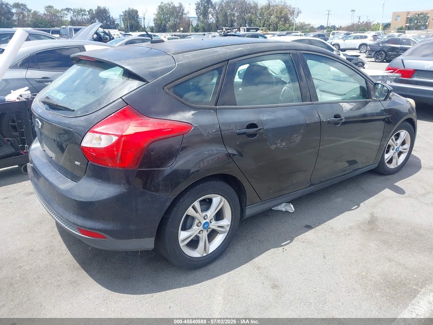 2013 Ford Focus VIN 1FADP3K27DL145978 IAAI salvage auction — NORMAL WEAR, Clear - Dealer Only (California), sold $225 on 2026-07-09 (photo 4)