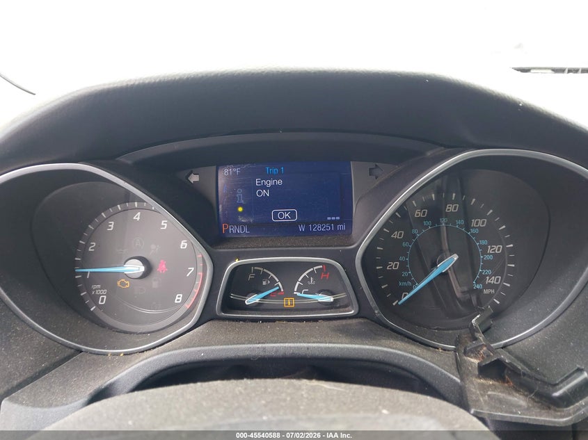 2013 Ford Focus VIN 1FADP3K27DL145978 IAAI salvage auction — NORMAL WEAR, Clear - Dealer Only (California), sold $225 on 2026-07-09 (photo 7)