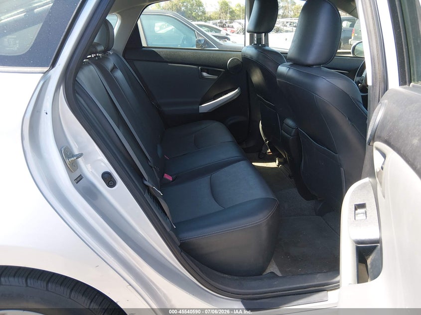 2012 Toyota Prius VIN JTDKN3DPXC3001310 IAAI salvage auction — NORMAL WEAR, Clear - Dealer Only (California), sold $5,500 on 2026-07-30 (photo 8)