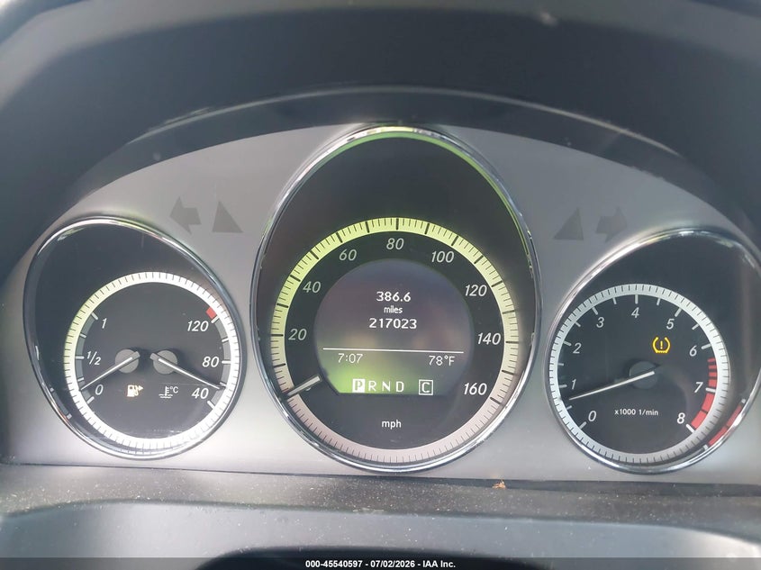 2010 Mercedes-benz C class VIN WDDGF5EB3AR121967 IAAI salvage auction — NORMAL WEAR, Clear (Alabama), sold $850 on 2026-08-06 (photo 7)