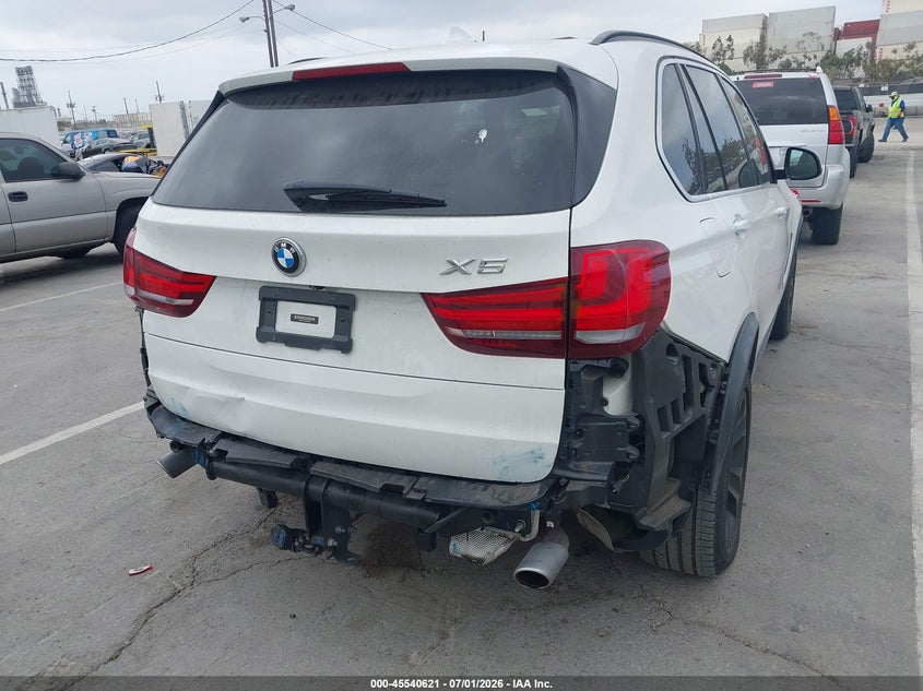 2015 BMW X5 VIN 5UXKS4C57F0N10998 IAAI salvage auction — REAR END, Salvage Title, sold $7,500 on 2026-07-29 (photo 6)