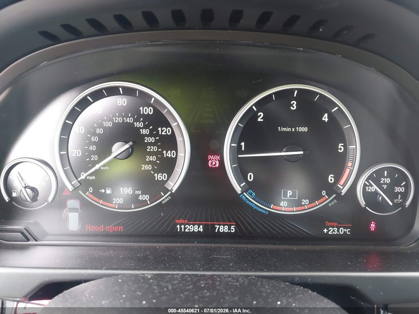 2015 BMW X5 VIN 5UXKS4C57F0N10998 IAAI salvage auction — REAR END, Salvage Title, sold $7,500 on 2026-07-23 (photo 7)