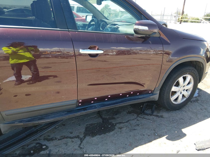 2013 Kia Sorento VIN 5XYKT3A66DG363424 IAAI salvage auction — NORMAL WEAR, Clear (New Mexico), sold $625 on 2026-07-20 (photo 6)