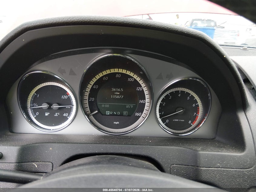2011 Mercedes-benz C-klasse VIN WDDGF8BB7BR157264 IAAI salvage auction — FRONT END, Salvage (Missouri), sold $2,050 on 2026-08-04 (photo 7)