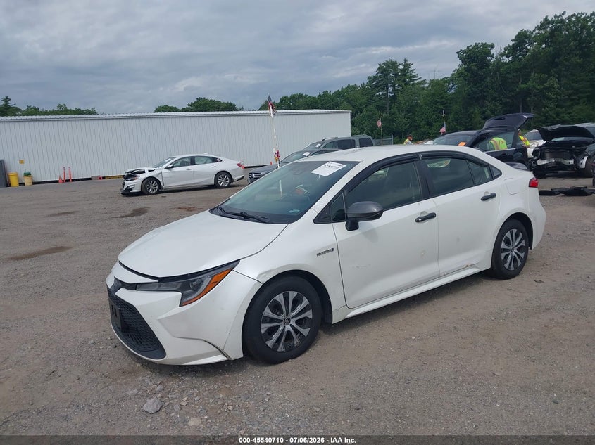 2020 Toyota Corolla VIN JTDEBRBE6LJ002346 IAAI salvage auction — FRONT END, Salvage (Massachusetts), sold $5,900 on 2026-07-24 (photo 2)