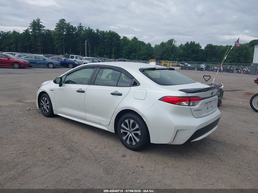 2020 Toyota Corolla VIN JTDEBRBE6LJ002346 IAAI salvage auction — FRONT END, Salvage (Massachusetts), sold $5,900 on 2026-07-24 (photo 3)