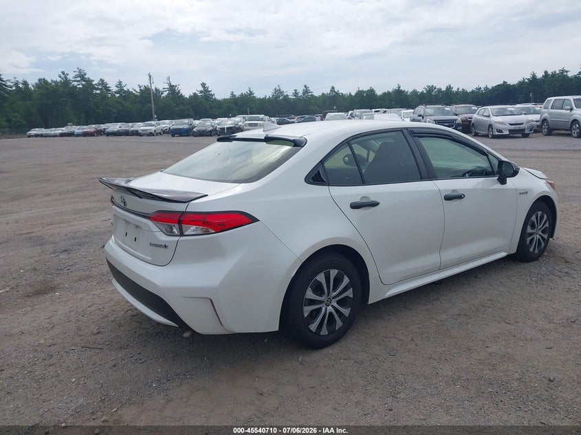 2020 Toyota Corolla VIN JTDEBRBE6LJ002346 IAAI salvage auction — FRONT END, Salvage (Massachusetts), sold $5,900 on 2026-07-24 (photo 4)