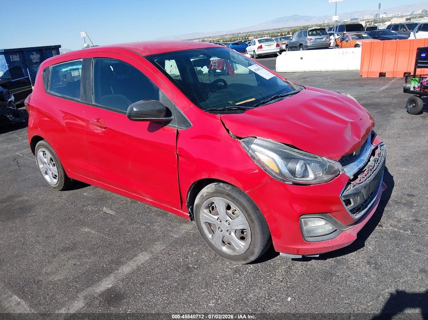 2019 Chevrolet Spark VIN KL8CB6SA4KC720251 IAAI salvage auction — FRONT END, Salvage Title, sold $1,000 on 2026-07-31 (photo 1)
