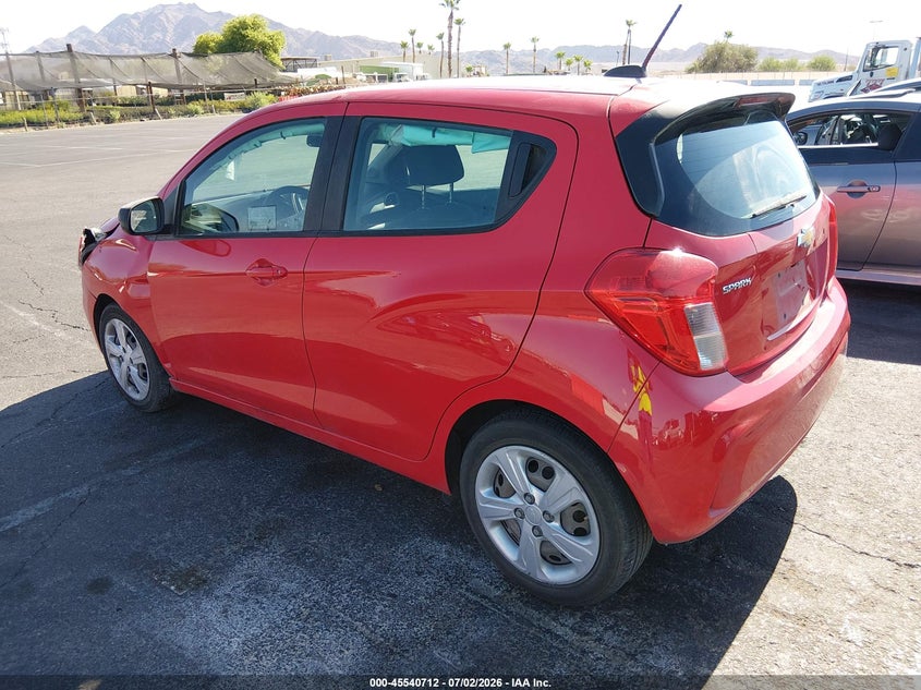 2019 Chevrolet Spark VIN KL8CB6SA4KC720251 IAAI salvage auction — FRONT END, Salvage Title, sold $1,000 on 2026-07-31 (photo 3)