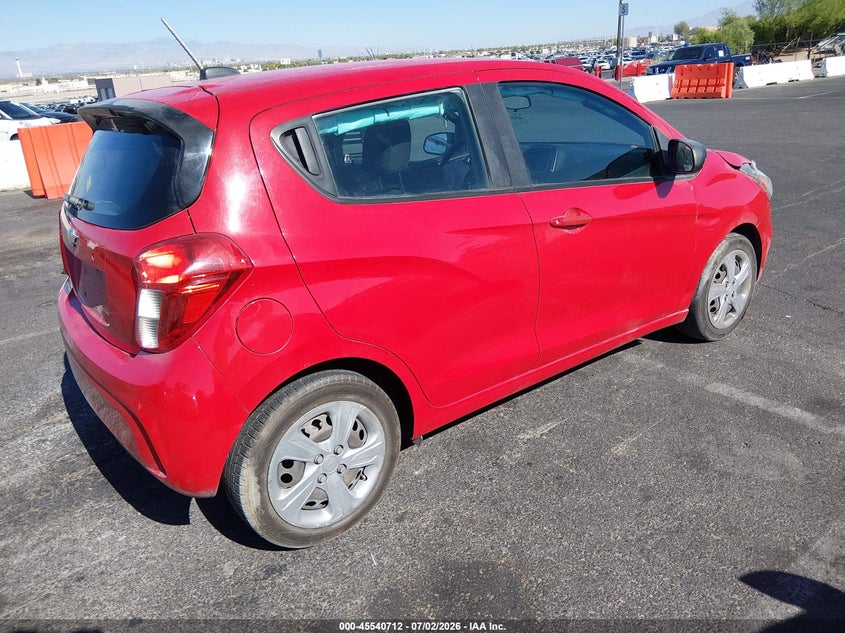 2019 Chevrolet Spark VIN KL8CB6SA4KC720251 IAAI salvage auction — FRONT END, Salvage Title, sold $1,000 on 2026-07-31 (photo 4)