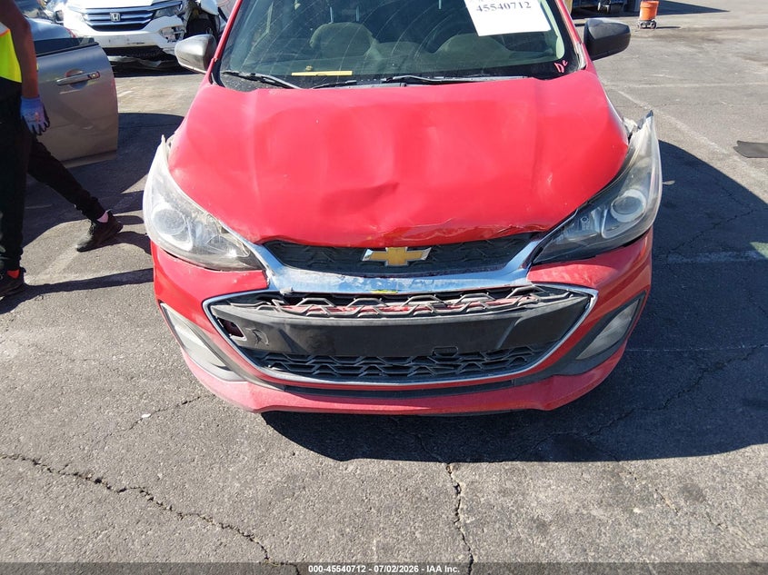 2019 Chevrolet Spark VIN KL8CB6SA4KC720251 IAAI salvage auction — FRONT END, Salvage Title, sold $1,000 on 2026-07-31 (photo 6)