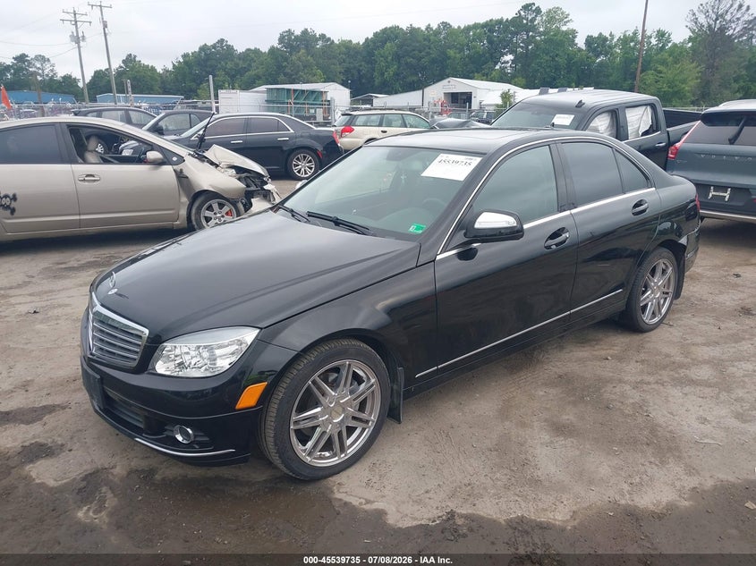 2009 Mercedes-benz C class VIN WDDGF54X99R045776 IAAI salvage auction — REAR END, Clear (Virginia), sold $750 on 2026-07-24 (photo 2)