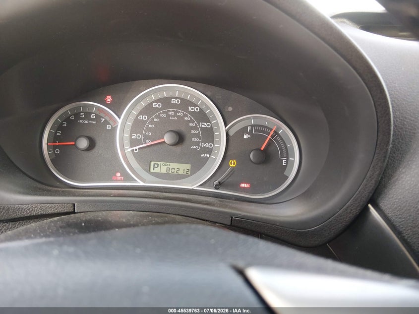 2011 Subaru Impreza VIN JF1GH6D63BH831009 IAAI salvage auction — FRONT END, Salvage (Texas), sold $1,025 on 2026-07-22 (photo 7)