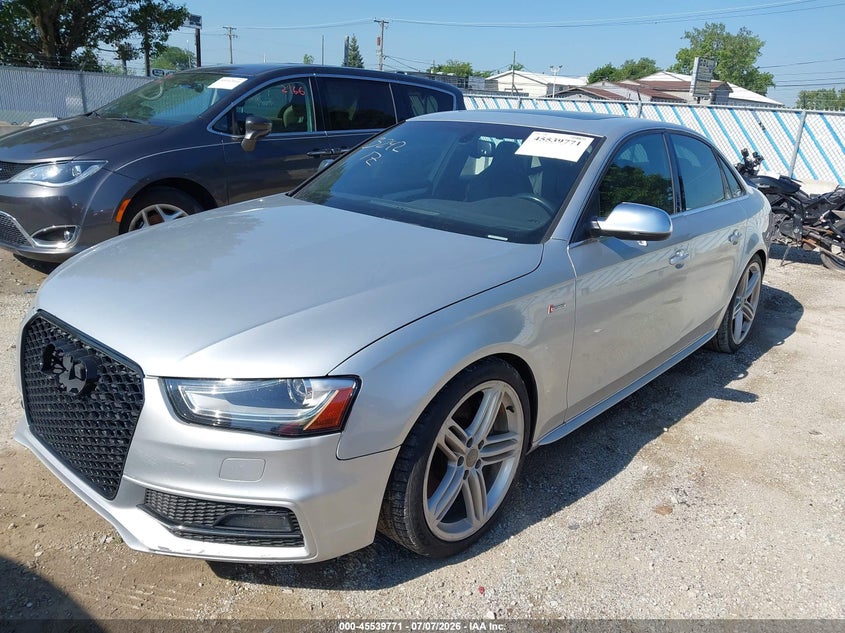 2013 Audi S4 VIN WAUDGAFL7DA105586 IAAI salvage auction — NORMAL WEAR, Previous Salvage (Michigan), sold $4,650 on 2026-07-14 (photo 2)
