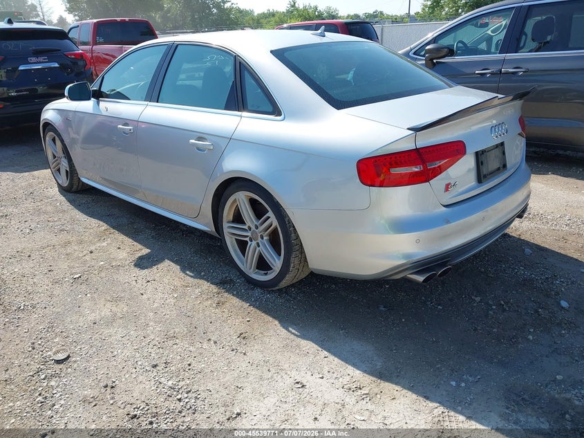 2013 Audi S4 VIN WAUDGAFL7DA105586 IAAI salvage auction — NORMAL WEAR, Previous Salvage (Michigan), sold $4,650 on 2026-07-14 (photo 3)